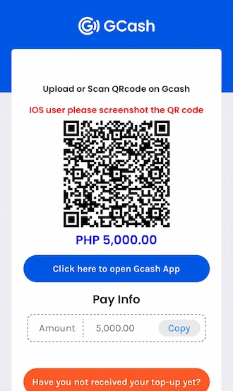 Step 4: Open the GCash wallet and scan the QR code to pay.